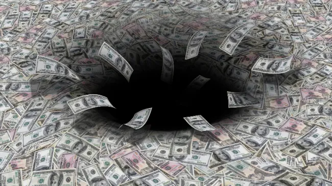 money going down hole